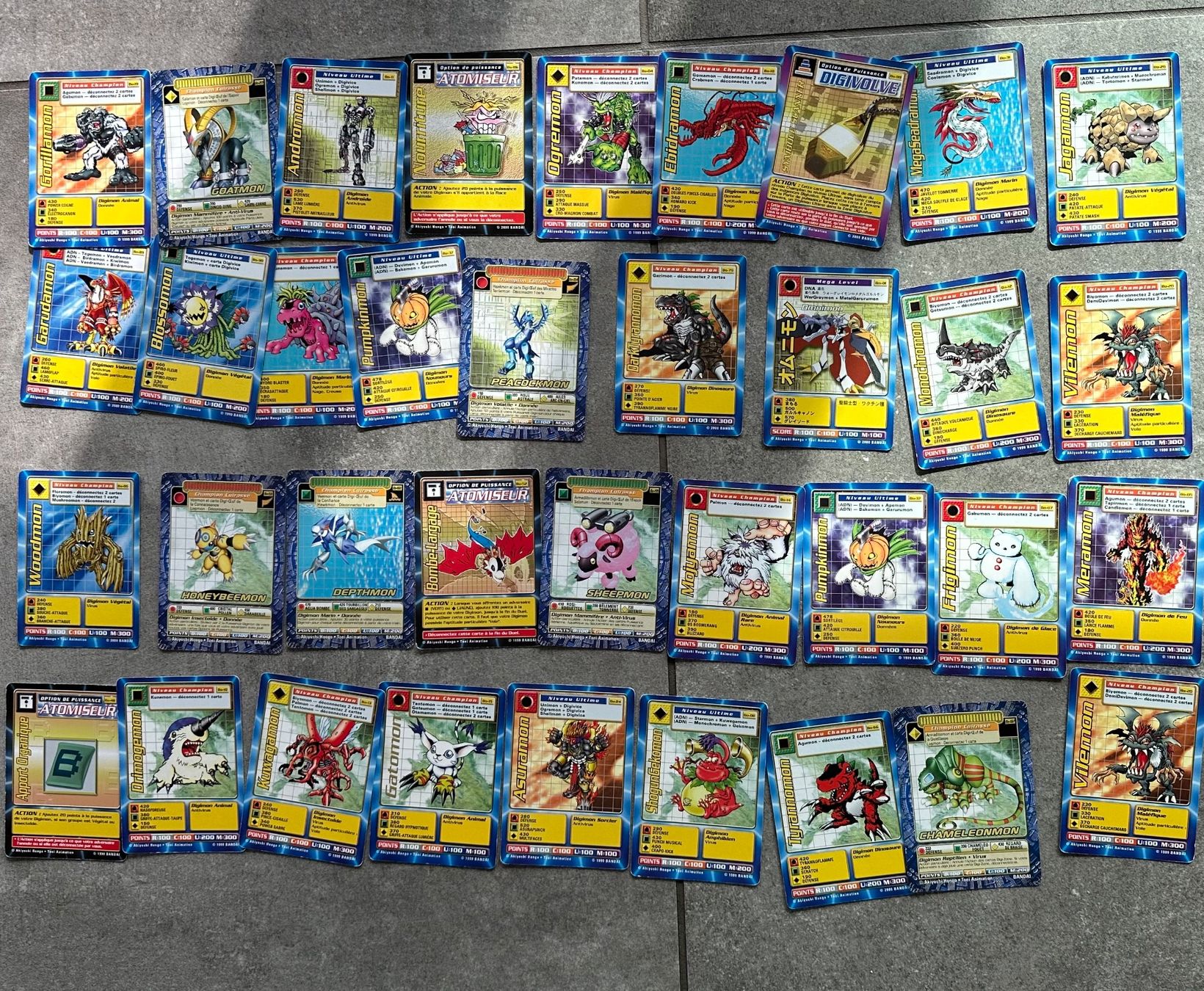 Carte collezionabili: Collection 36 cartes Digimon – Usato da Unterlunkhofen venduto da Simon911ch
