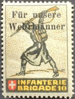 Infantrie Brigade 10, schwar, Wi 4.Div 4, 1.WK