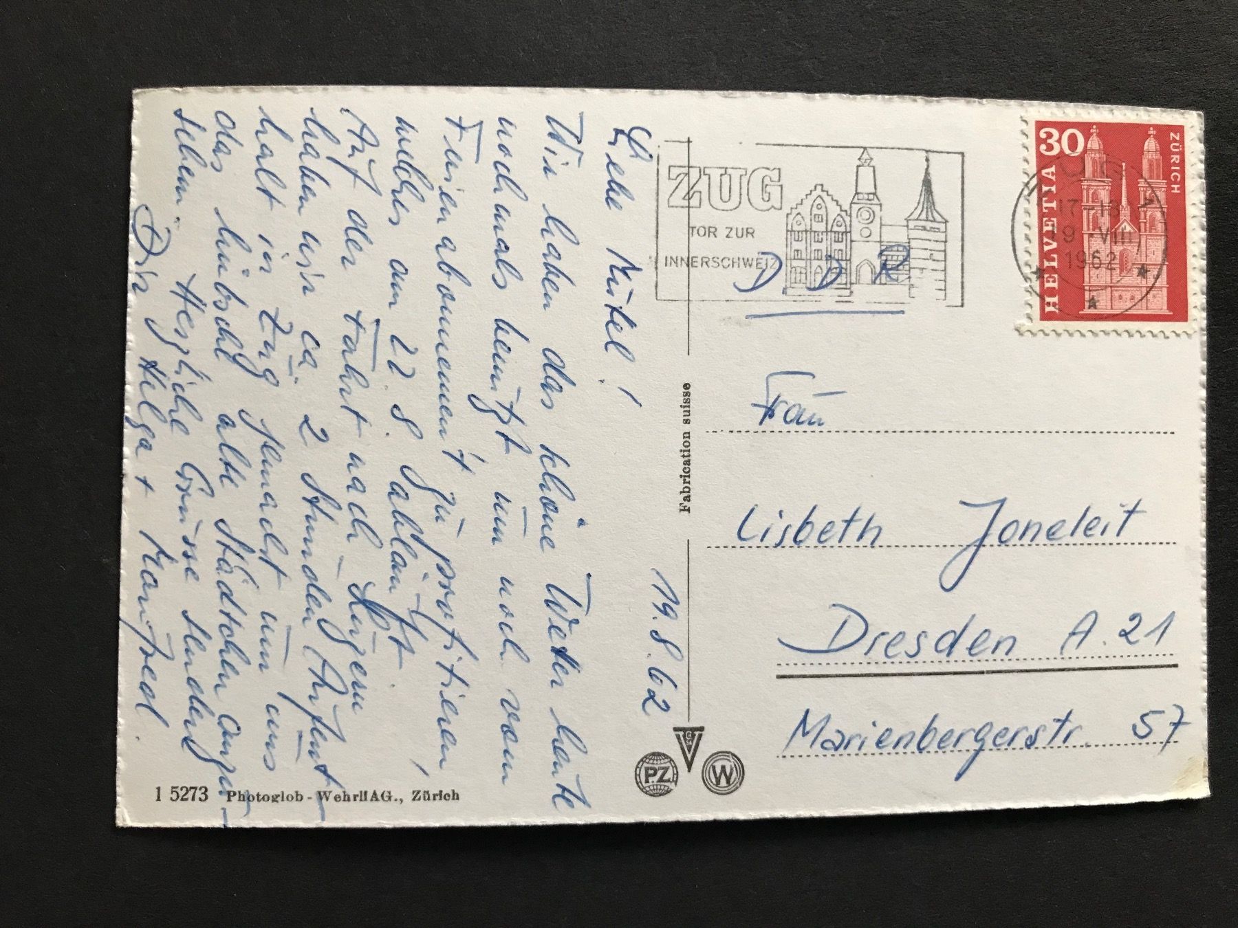 Cartoline postali: AK Zug – Usato da Feldmeilen venduto da Allerlei3112 1