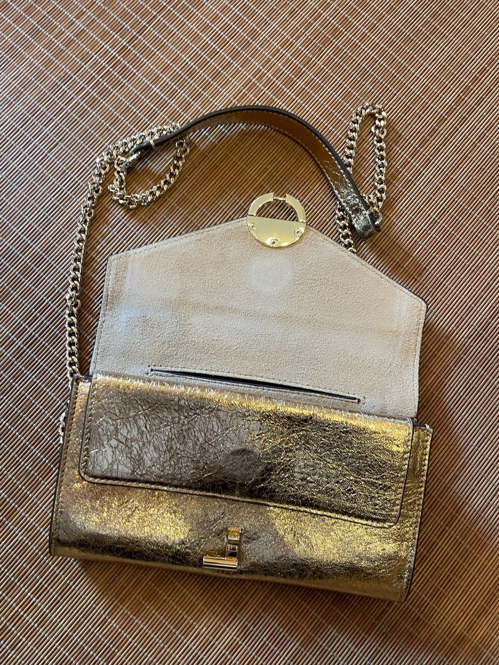 Sandro Borse da donna: SANDRO Clutch / Abendtasche, Gold – Usato da Zürich venduto da Chr_81 5
