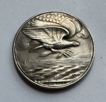 1918 Silbermedaille USA / Schweiz von Hans Frei unz