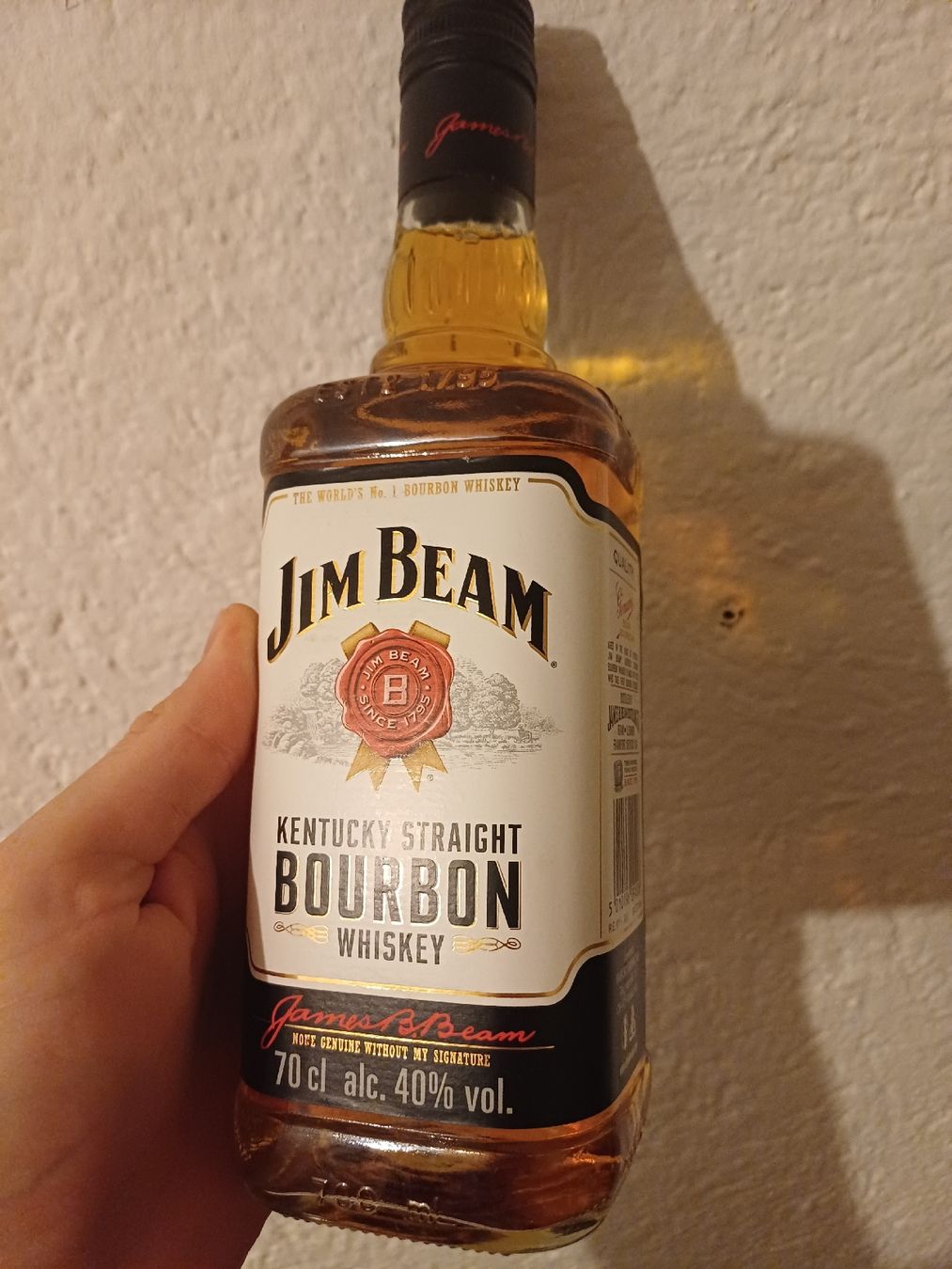 Spiritueux: Jim Beam Whiskey  – Neuf avec emballage d'origine à frauenfeld par _Plies_ 2