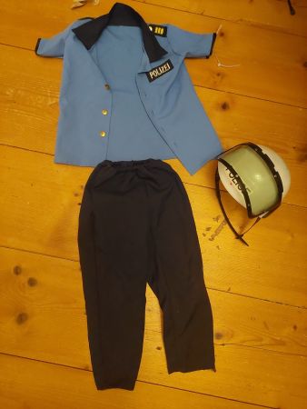 Polizei Kostüm Kinder Grösse 104