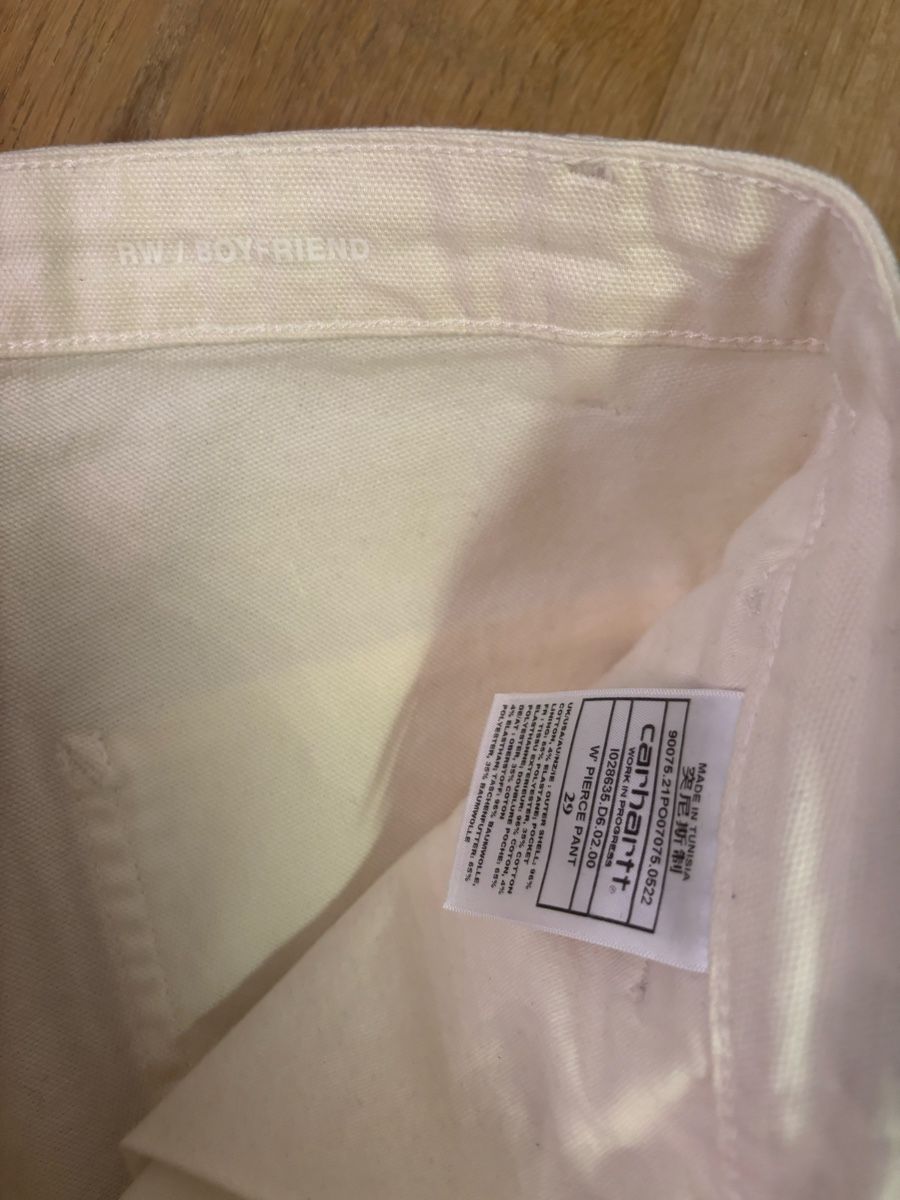 Carhartt Jeans: Carhartt Hosen weiss – Usato da Braunau venduto da Sofatiger1 1