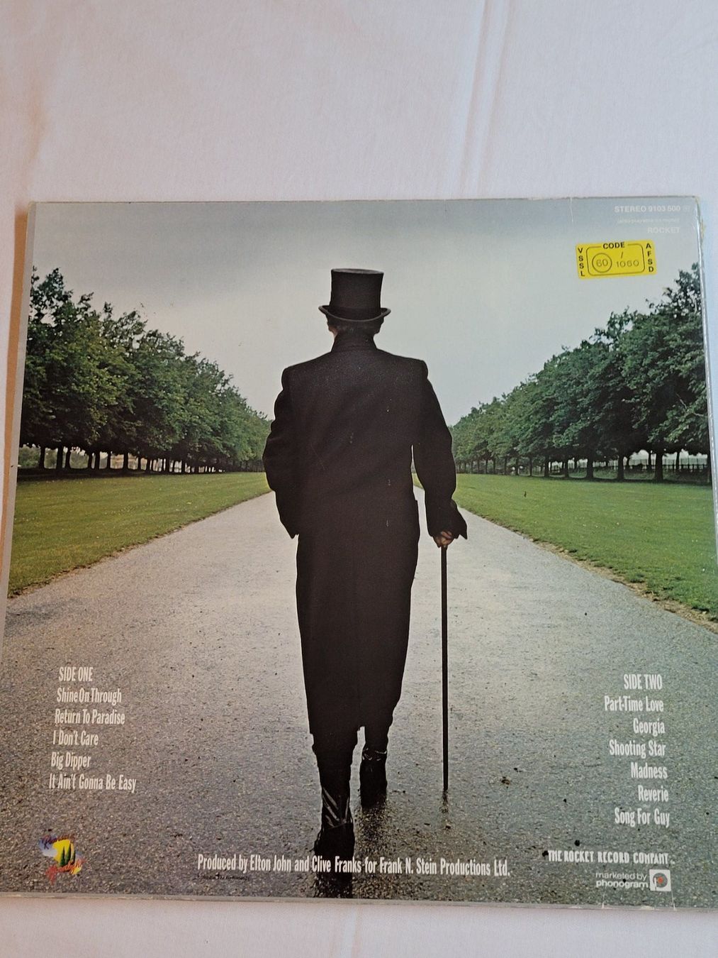 Schallplatten: Elton John - A Single Man - Vinyle 33T – Gebraucht aus La Chaux-de-Fonds von reu_kx5l 1