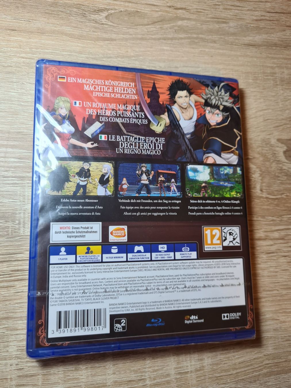 Giochi: Black Clover Quartet Knights (Multilanguage) - PS4 - NEW – Nuovo e nell'imballaggio originale da Carouge GE venduto da Gasco 1