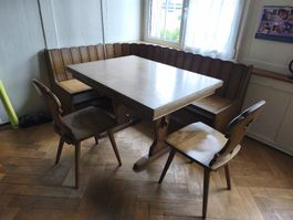 Esstisch mit Eckbank Holz 
