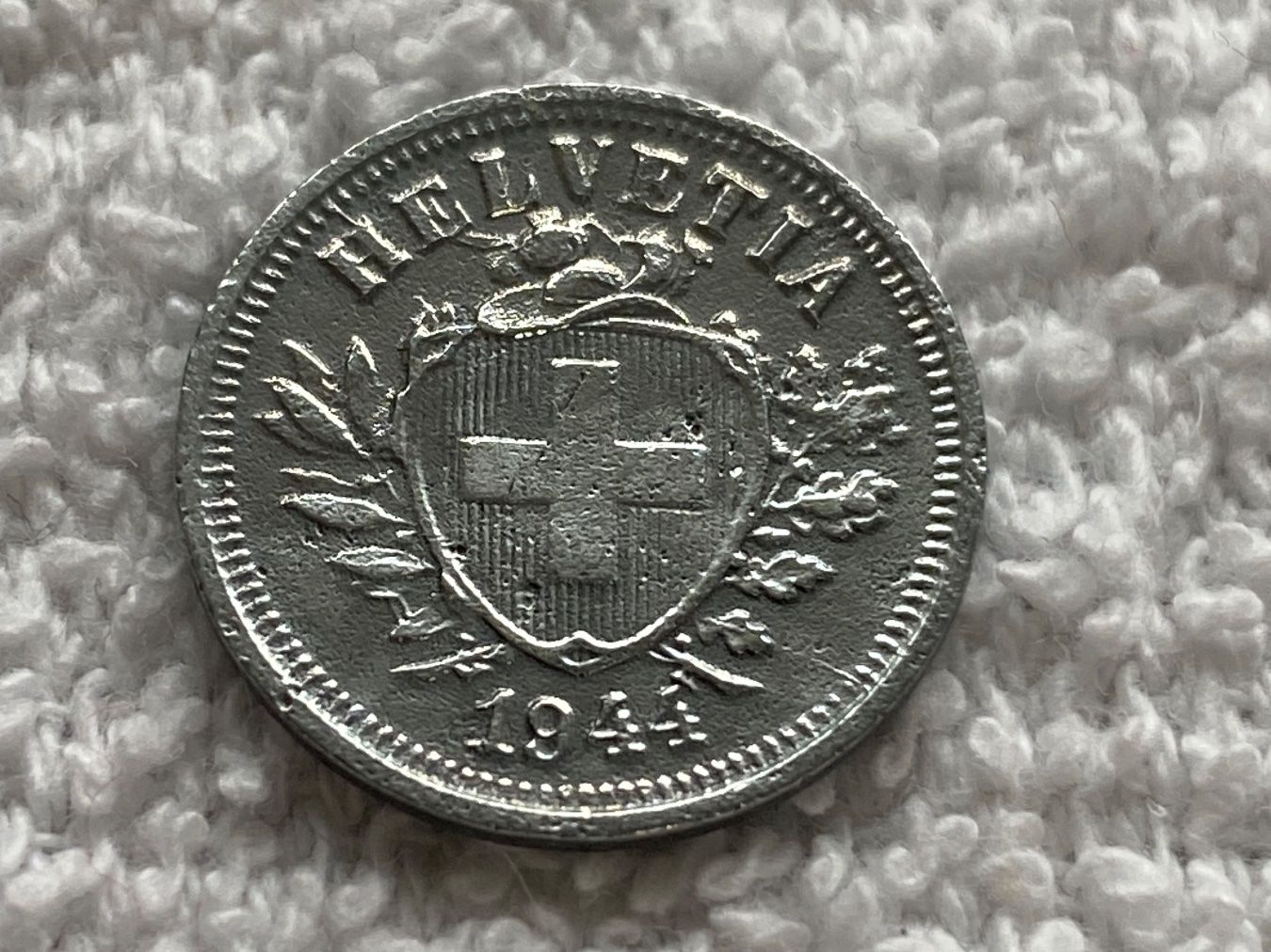 Tutti le monete: 1 centime/rappen 1944 abart – Usato da Nyon venduto da Ilmi09