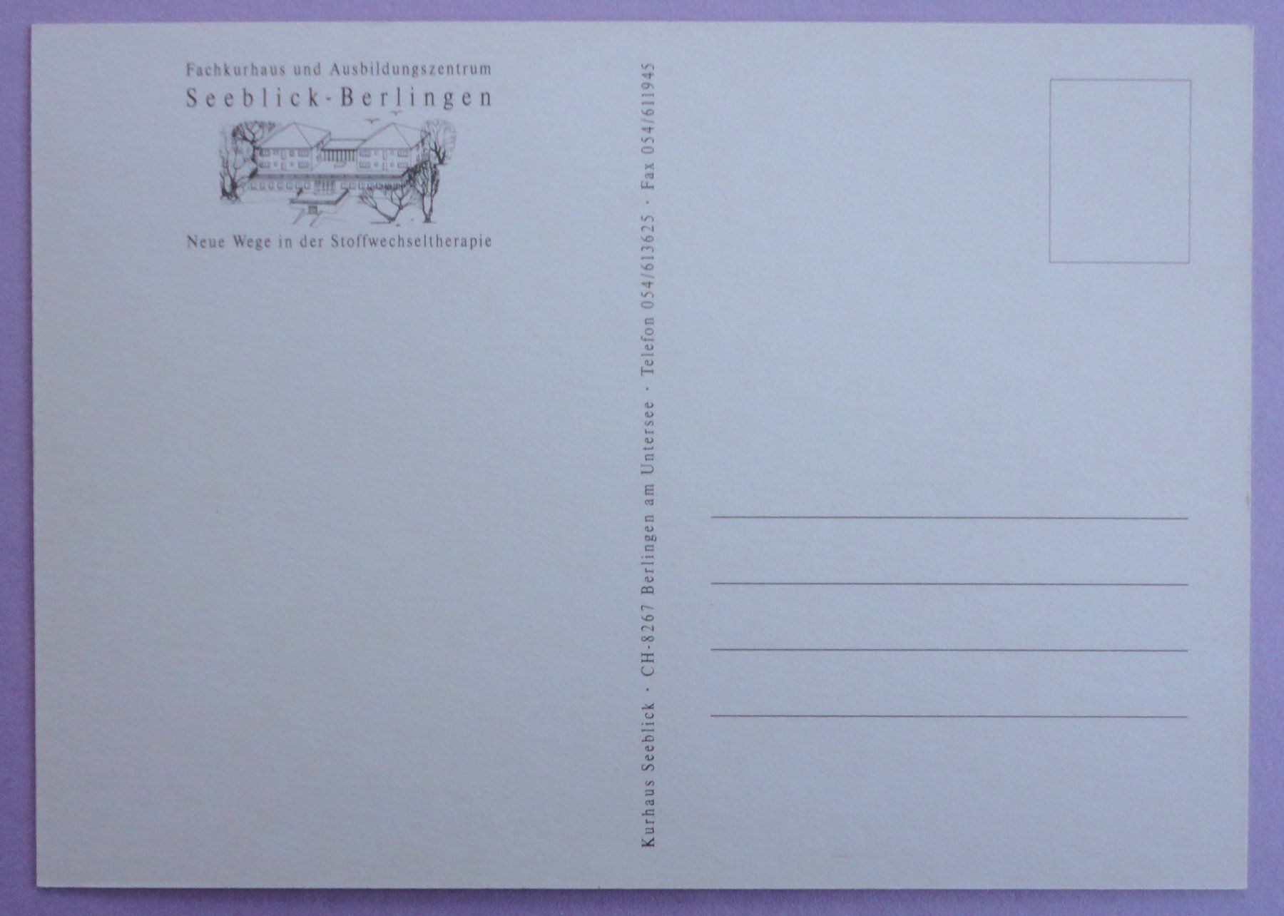 Cartes postales: Seeblick - Berlingen – D'occasion à Fétigny par Billy2miny 1