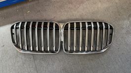 Kühlergrill BMW 7er Nieren schwarz silber guter Zustand