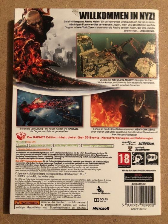 Microsoft Giochi: Prototype 2 Xbox 360 Neu & OVP – Nuovo e nell'imballaggio originale da Grenchen venduto da Zombiepolizist 1