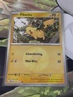 Pokemon Karte Pikachu 055/217 neuwertig 🇩🇪 r. holo ASC