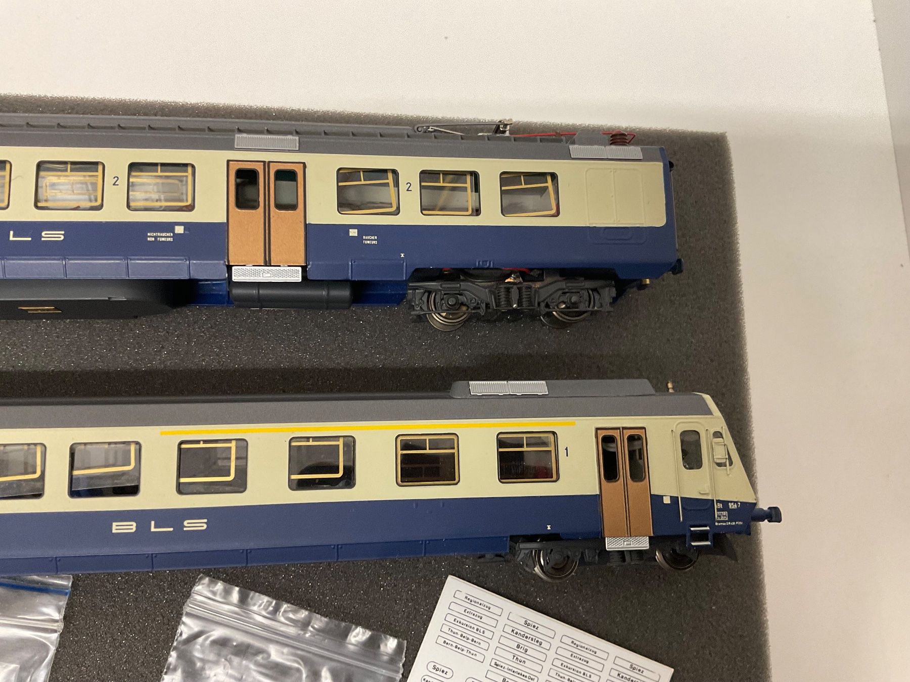 Modellini di ferrovie: smf ag, BLS Triebzug DC Analog, mit Verpackung, Bespielt – Usato da Chur venduto da Chur75 3