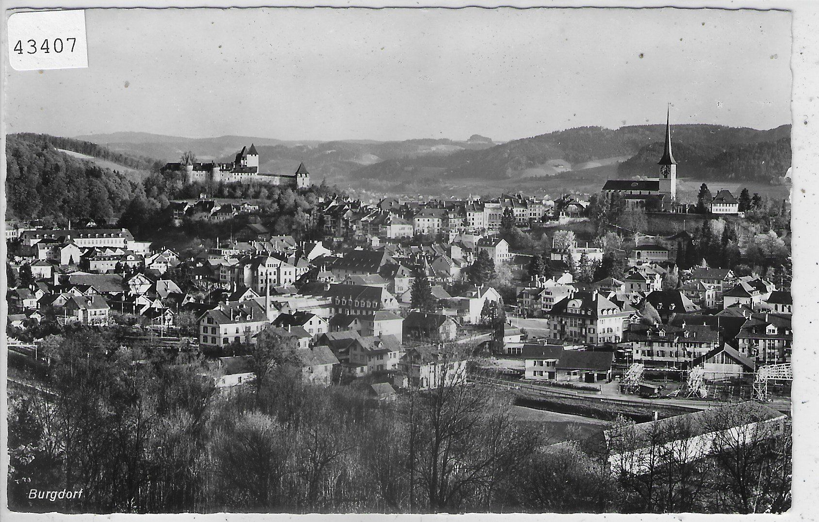 Cartoline postali: Burgdorf - Generalansicht – Usato da Ettingen venduto da Kartenplanet