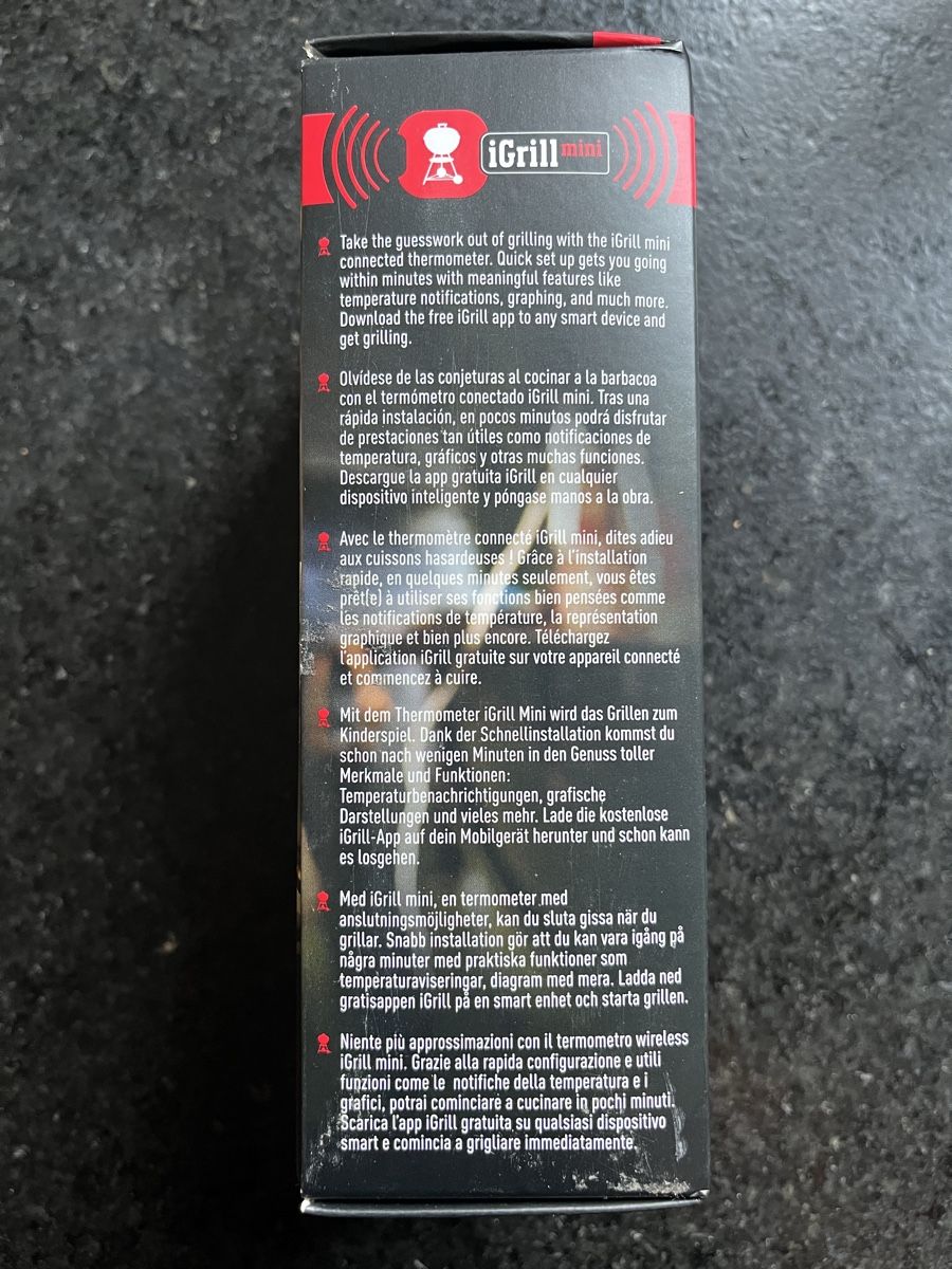 Weber Sonstiges für Haushalt & Wohnen: NEU Weber iGrill mini, Bluetooth Thermometer – Neu und originalverpackt aus Meilen von smt_n7ry 4