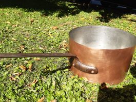 KUPFER PFANNE 15 L. X.Blum, Brunnen SZ. KUPFERSCHMI