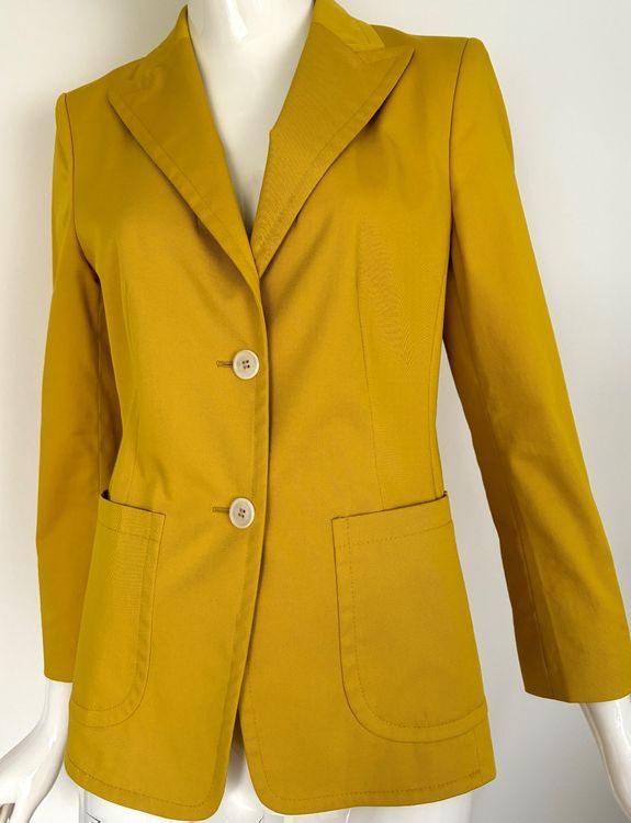 Windsor Jacken: Windsor Blazer maisgelb Vollfutter — EU 38 – Gebraucht aus Bottmingen von Merkur_Basel