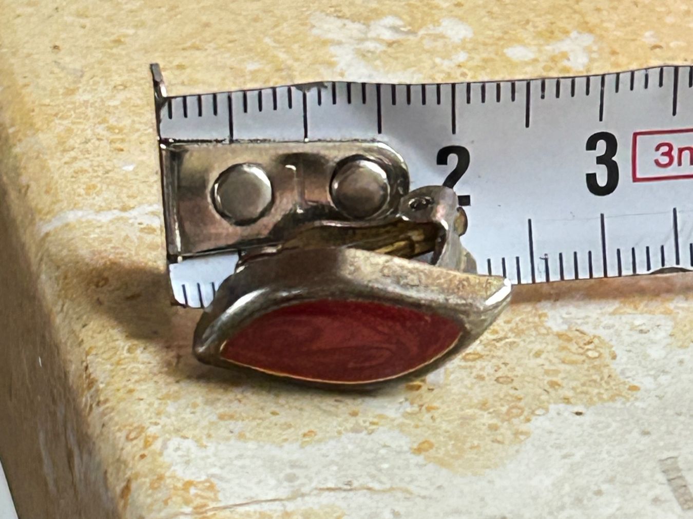 Ohrringe & -stecker: Rote Vintage Ohrclips, Clip Ohrringe – Gebraucht aus Dittingen von Bellevista 7