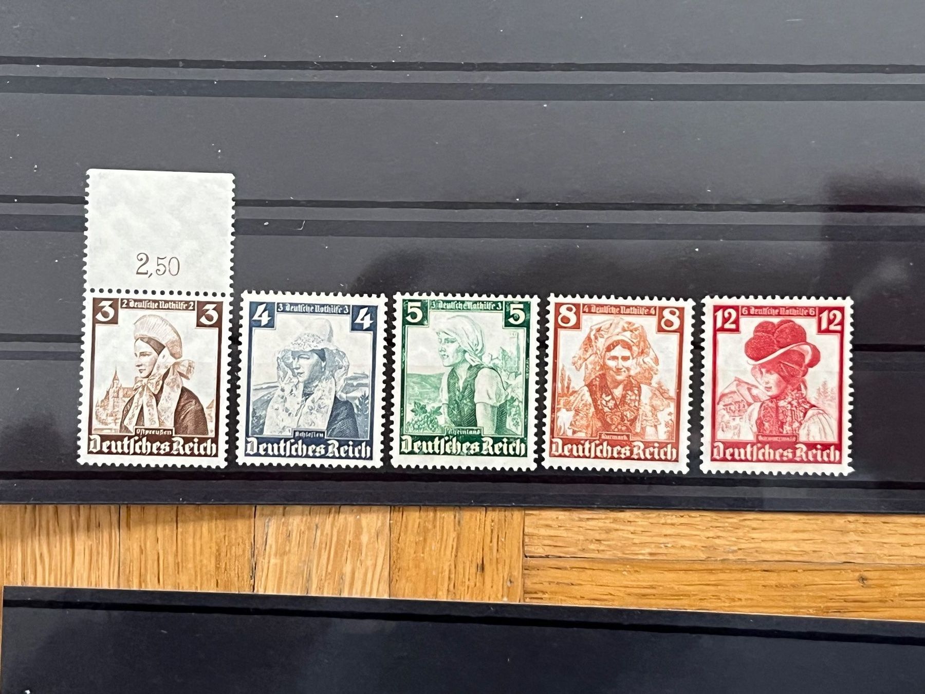 Tutti i francobolli: Deutsches Reich, Satz Nothilfe, postfrisch – Usato da Romanshorn venduto da luxcollect