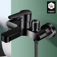 Robinet de baignoire noir mat - design moderne et neuf