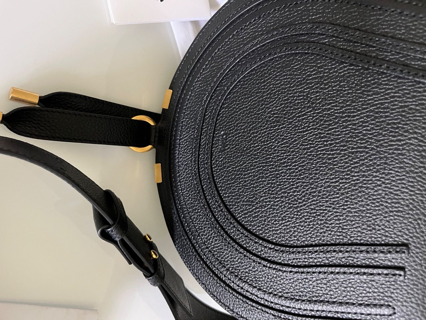Chloé Taschen für Damen: Chloé Ledertasche Marcie Noir – Neu und originalverpackt aus Metzerlen von DG71 1