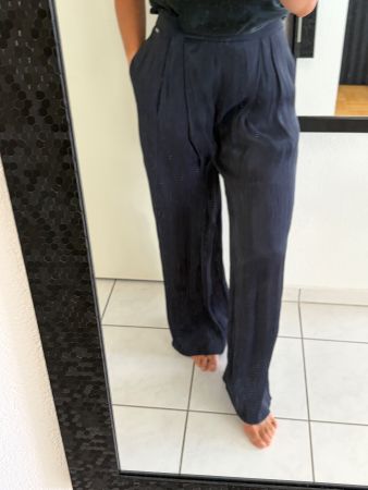 Armani Exchange Leichte Sommerhosen Gr 4 (S) Navy-Chamäleon