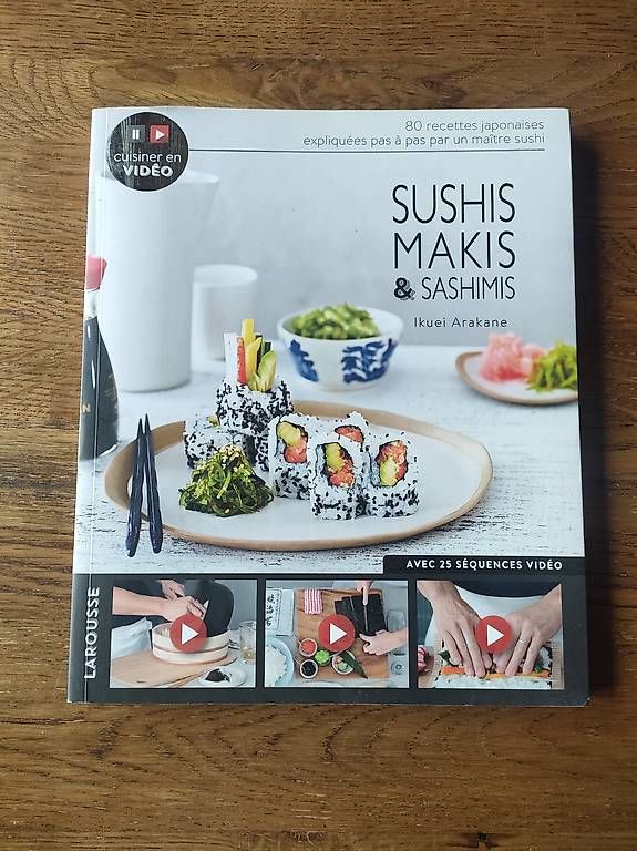 Libri: Livre de recette sushis – Usato da Brienz BE venduto da fan_13
