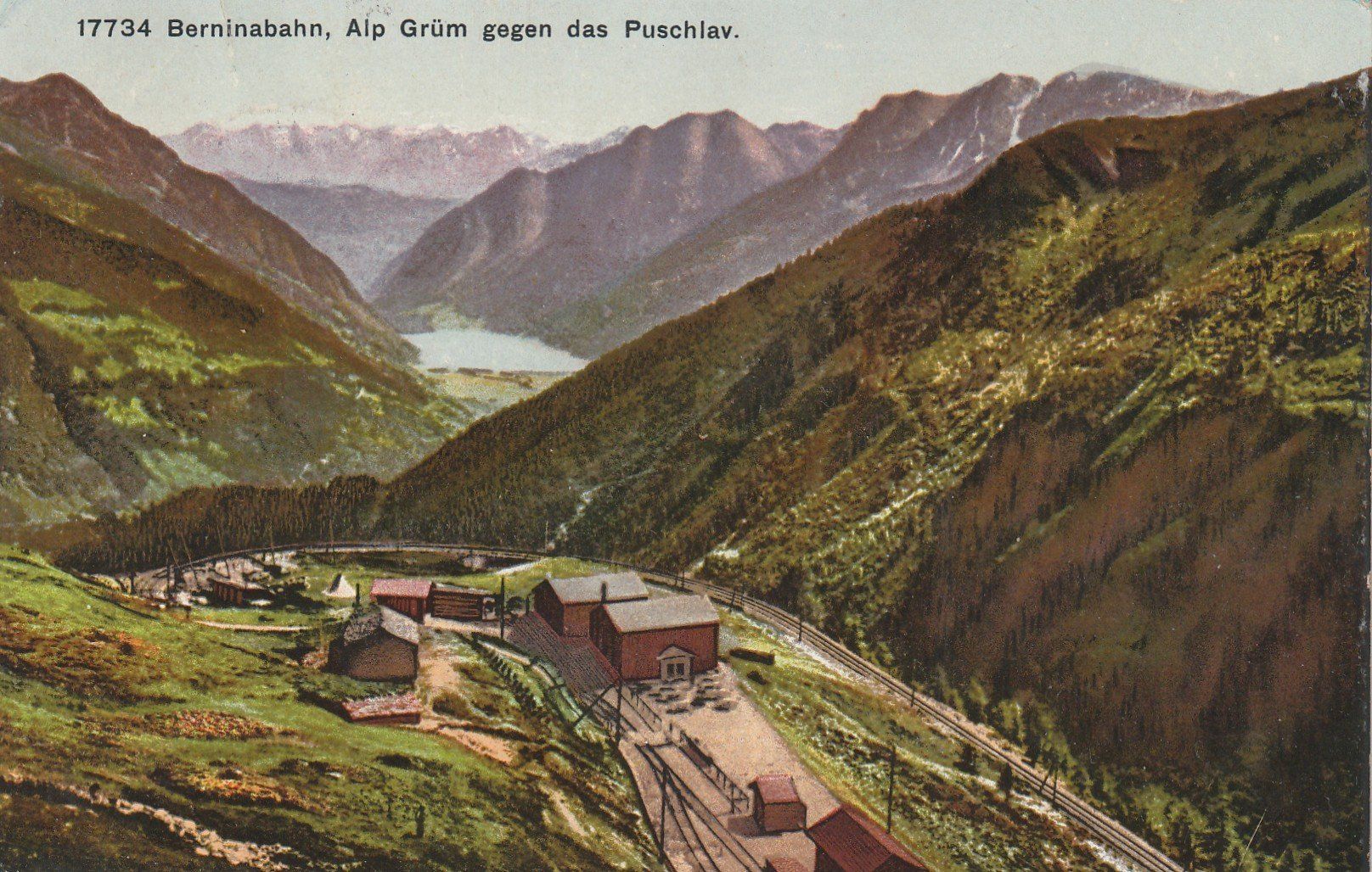 Cartoline postali: Alp Grüm – Usato da Rorschacherberg venduto da fratovi2