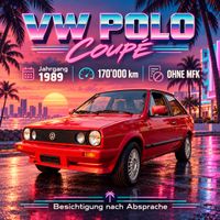 VW Polo Coupé, rot, JG 1989 - roter Flitzer für den Sommer!
