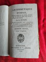 Arithmétique d'Émile, E. Develey, 1823, d'occasion