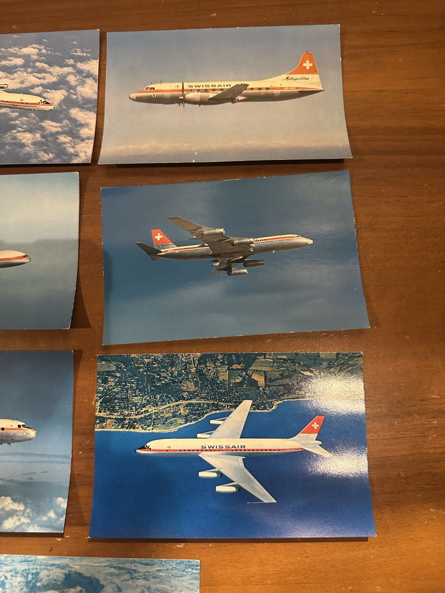 Cartoline postali: Swissair Postkarten  – Usato da Villmergen venduto da Bezdupe 3
