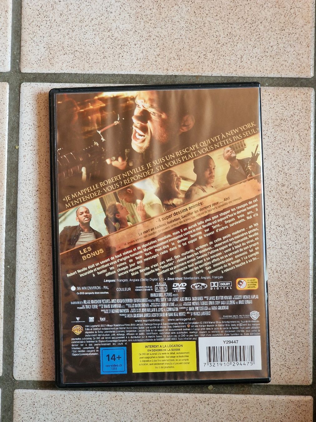 Tutti i DVDs: Je suis une Légende DVD – Usato da Echallens venduto da mal_z665 1