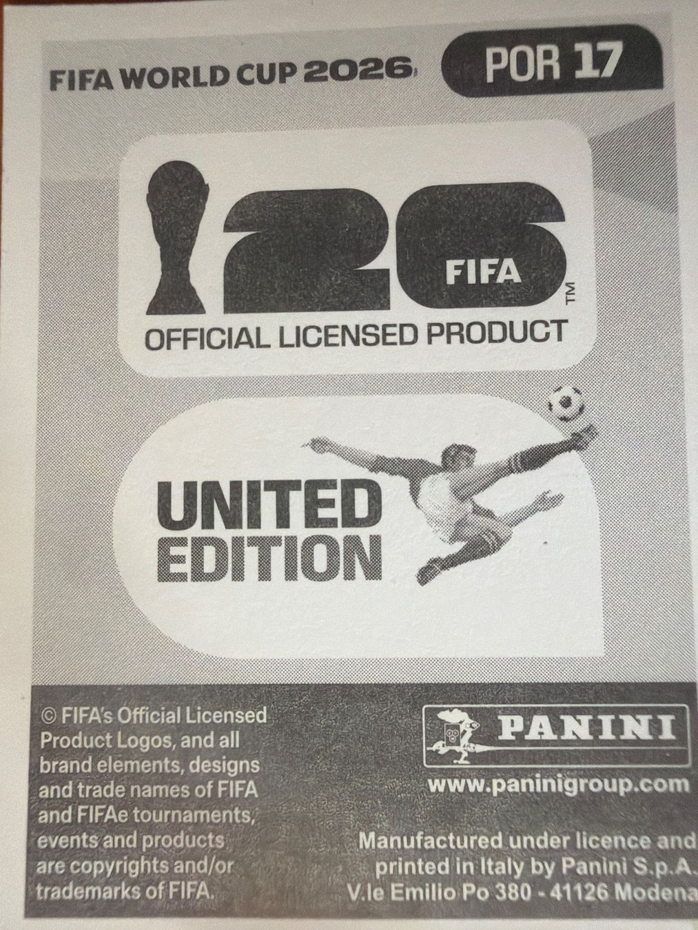 Panini Sammelbilder & Trading cards: Panini POR17 – Neu (gemäss Beschreibung) aus Susten von Rechnun 1