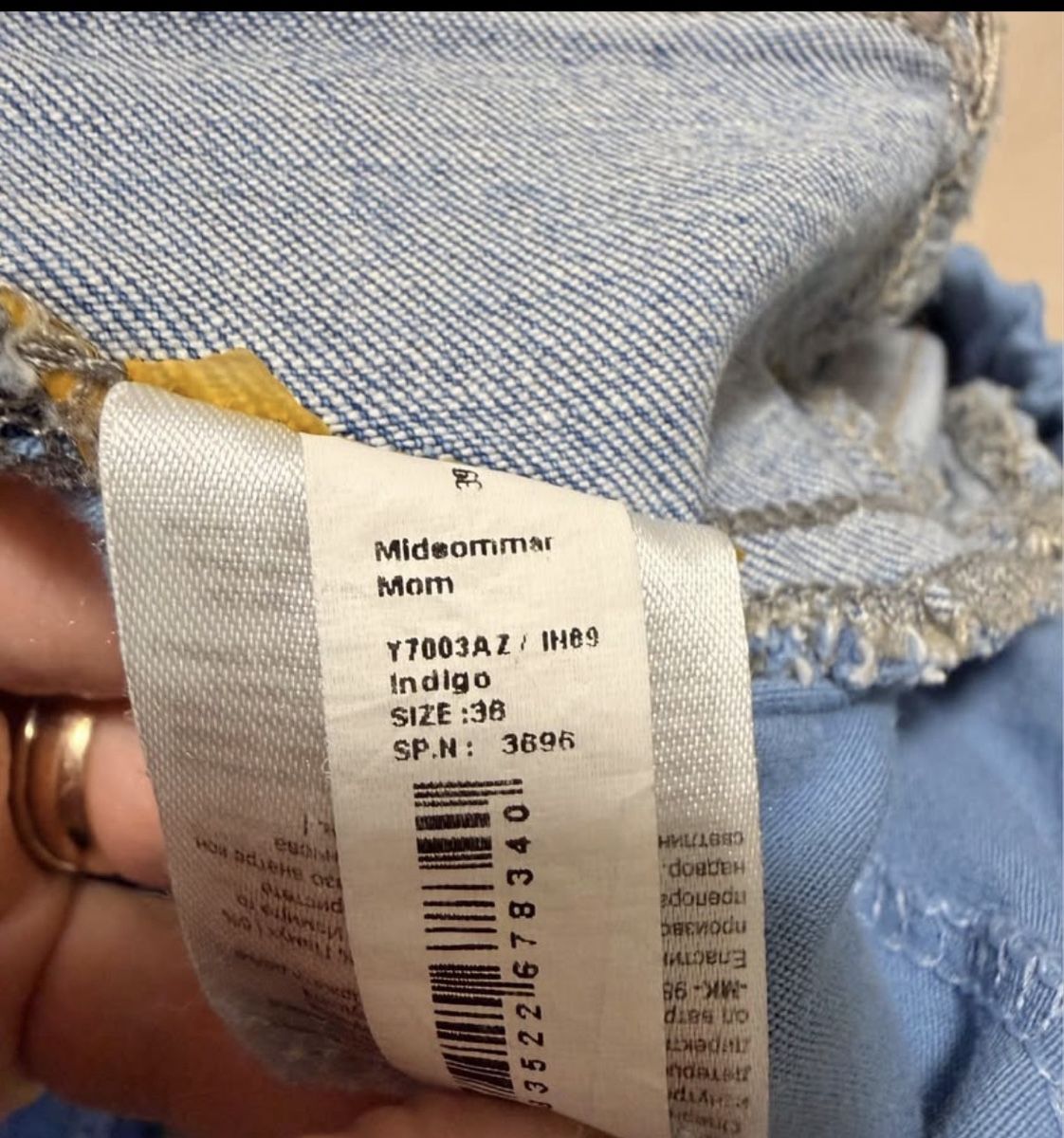 Pantaloni: Schwangerschaftshosen grösse 36/38 – Usato da Oberengstringen venduto da Sadi_Be 3
