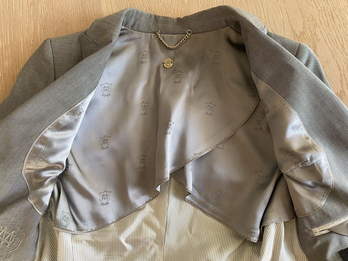 Massimo Dutti Giacche: Neueertiger Massimo Dutti Blazer, Grau, Grösse 36 – Nuovo (secondo la descrizione) da Winkel venduto da Flyhy2020 4