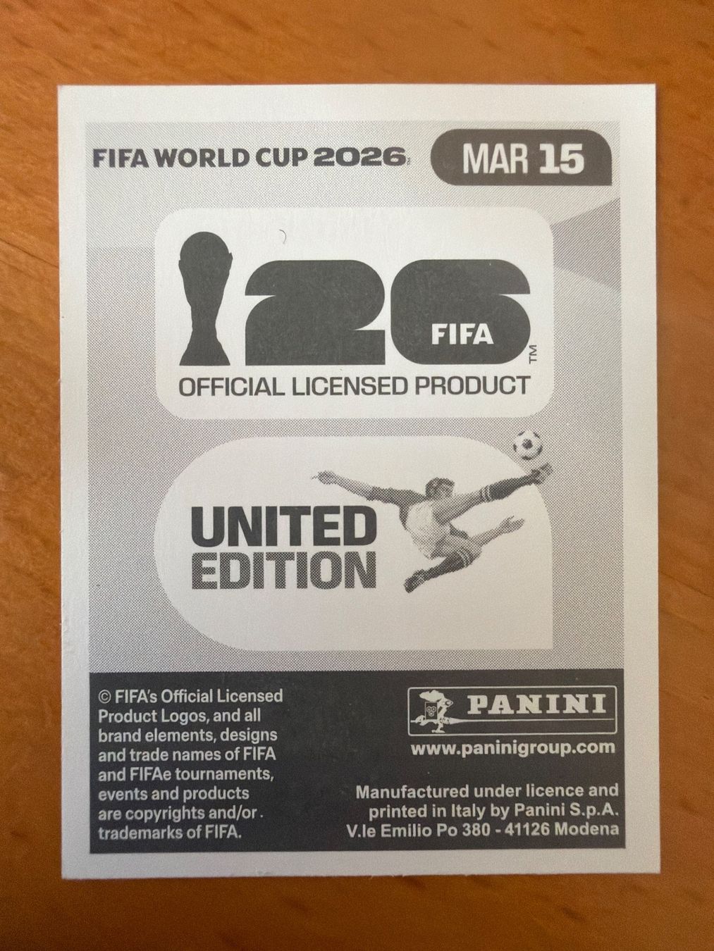 Panini Sammelbilder & Trading cards: Panini MAR15 – Neu (gemäss Beschreibung) aus Susten von Rechnun 1