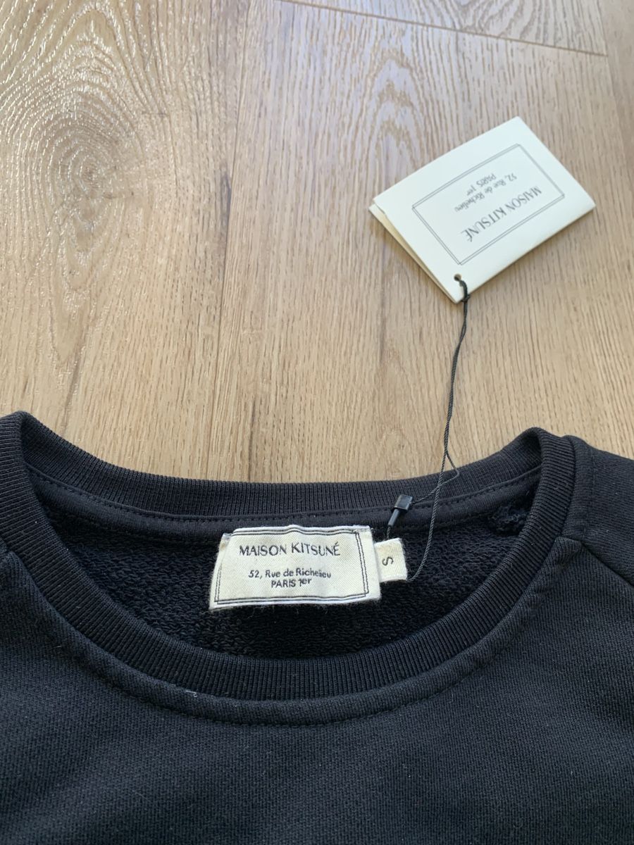 Maglioni & Felpe: Pull Sweat noir et blanc en coton maison Kitsune – Nuovo e nell'imballaggio originale da Genève venduto da rez_c6c6 4