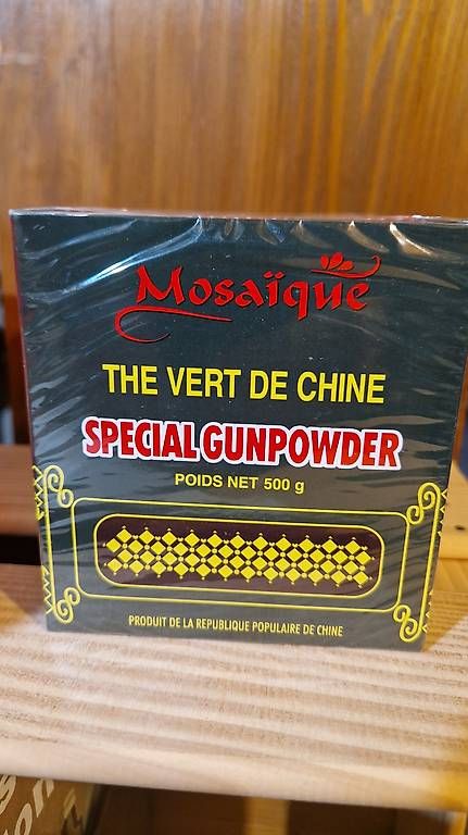 Lebensmittel & Spezialitäten: Thé vert spécial gunpowder 500G – Neu und originalverpackt aus Ste-Croix von Sporchet 1