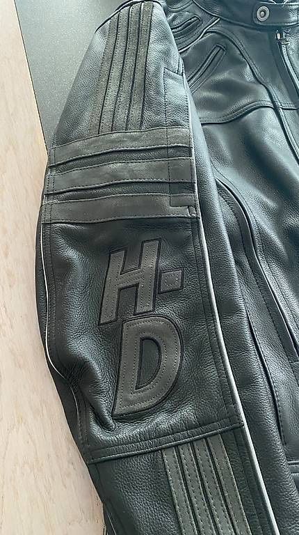 Harley-Davidson Giacche: Blouson veste Harley Davidson cuir noir, L – Nuovo (secondo la descrizione) da Meyrin venduto da Abac007 2