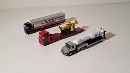Siku: 3 Scania Sattelschlepper, inkl Sportflugzeug