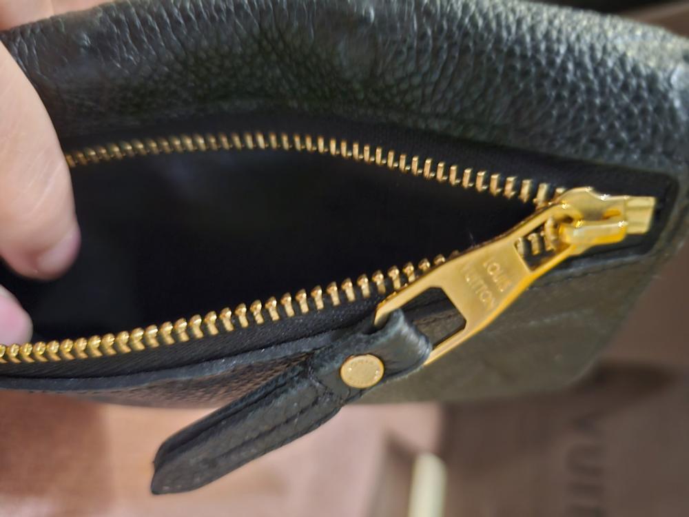 Louis Vuitton NEUWERTIG Monogram Pochette Noir Portemonnaie