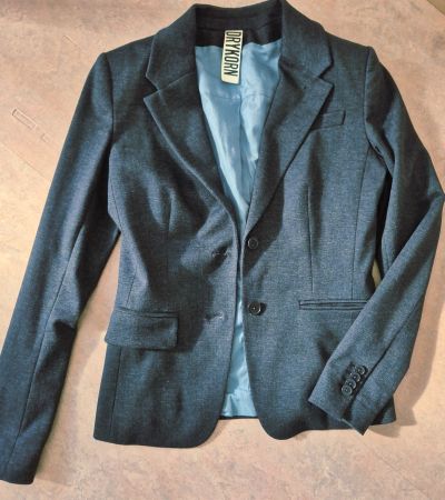 DRYKORN JACKE BLAZER 1 S 36 BLAU , TOP ZU JEANS HOSE ROCK