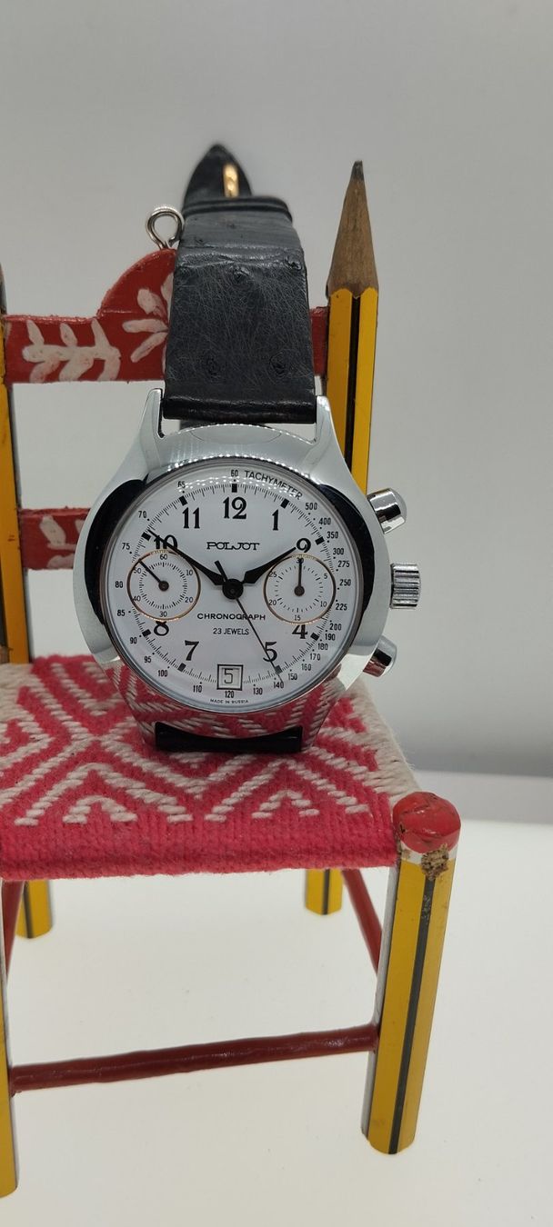 Poljot Orologi: Chronographe poljot Russie – Usato da La Chaux-de-Fonds venduto da jac_9llg