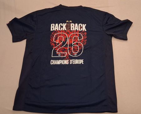 Maillot PSG Back 2 Back 26 - taille XL - Champions d'Europe