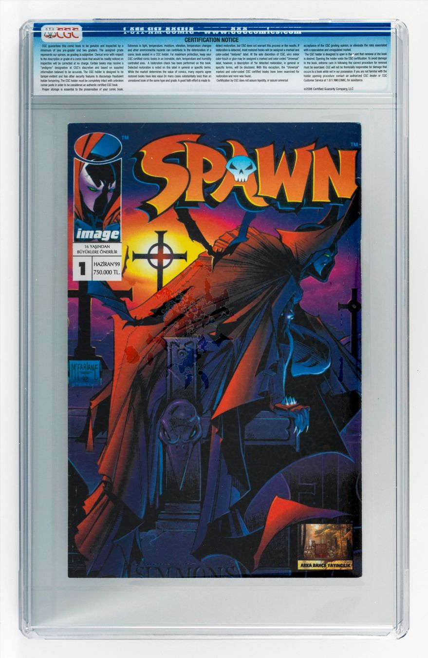 Fumetti: SPAWN #1 - CGC 8.5 - TÜRKISCH - SELTEN – Nuovo (secondo la descrizione) da St. Gallen venduto da kobayashi-maru 1