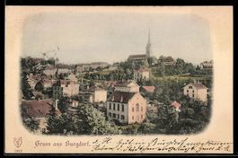 AK Burgdorf, Totalansicht aus der Vogelschau