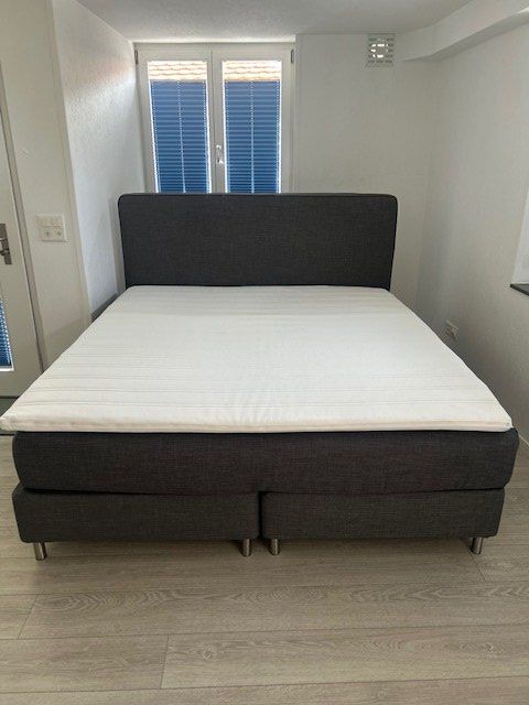 Ikea Letti: Bett Boxspring IKEA Dunvik dunkelgrau Masse 180x200cm – Usato da Duggingen venduto da zeno133 5