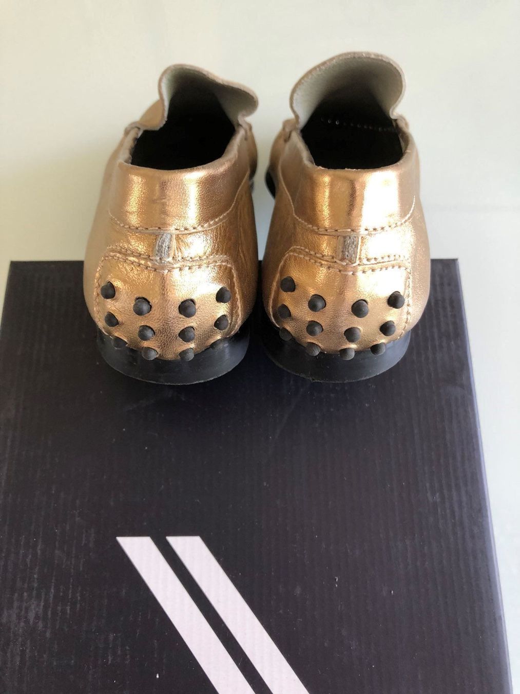 Scarpe da donna: SCHUH Damen Mokassin Voll Leder gold oder silber – Nuovo (secondo la descrizione) da Adliswil venduto da Jessik0 7