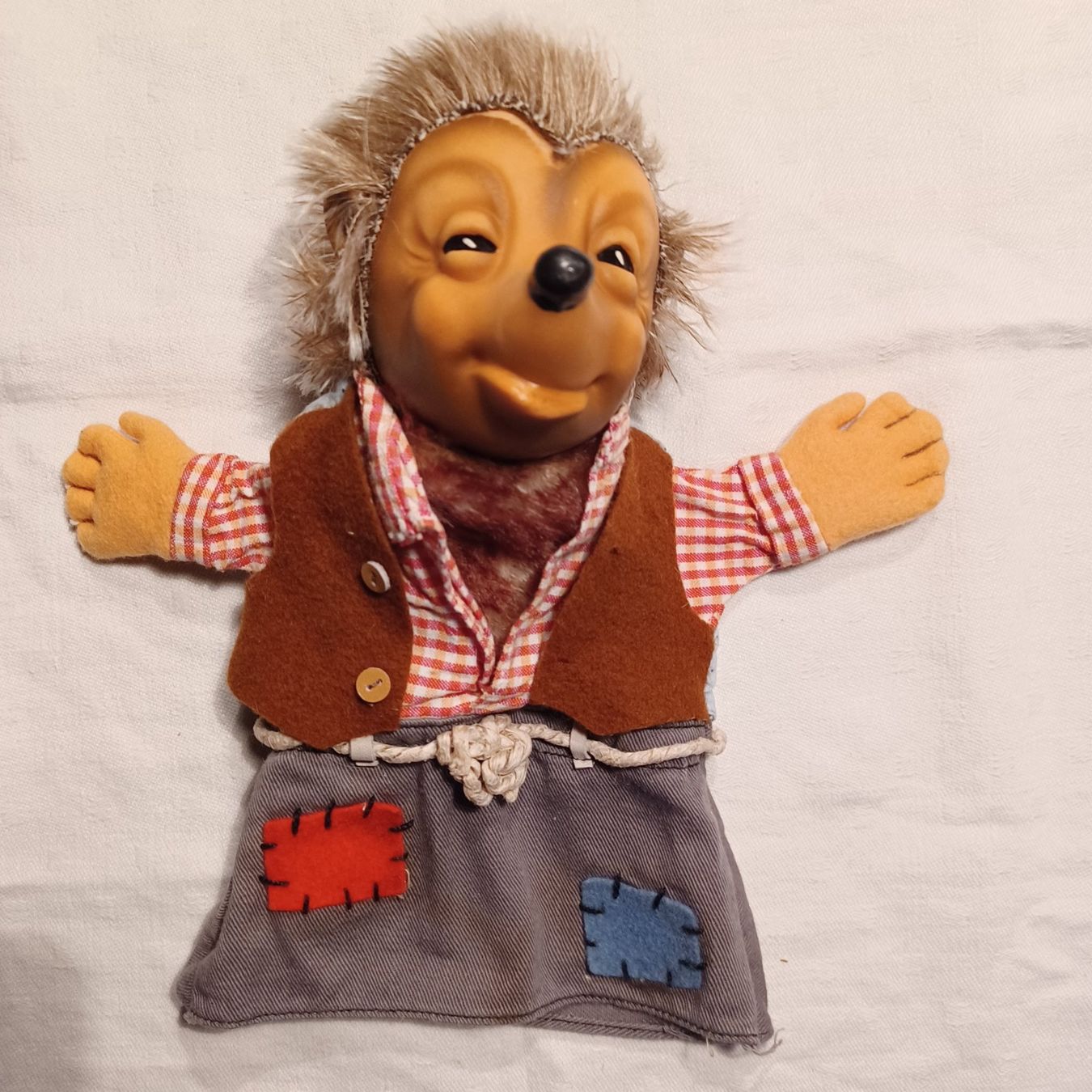 Steiff Giocattoli: Steiff Handspielpuppe Mecki – Usato da Abtwil SG venduto da luupsy