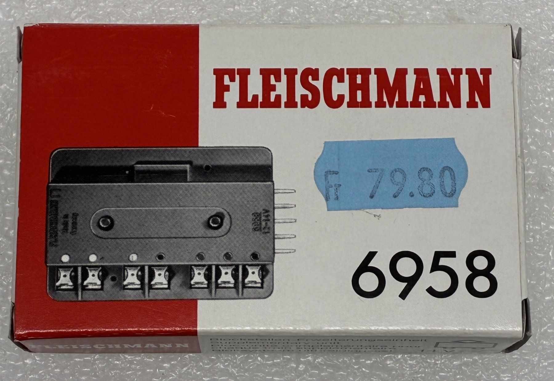 Fleischmann Modellini di ferrovie: Fleischmann 6958: 1x Blockstellen-Erweiterungseinheit – Usato da Thun venduto da retoolinoo 4
